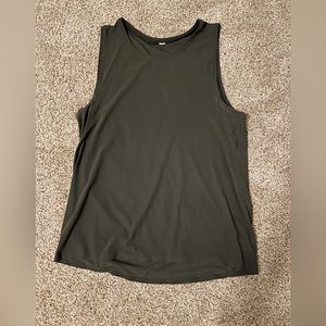 Lululemon army green tank top - size 2
